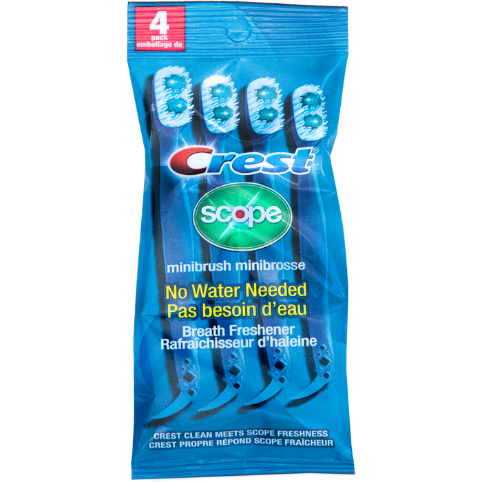 Crest Scope Minibrushes - 4ct
