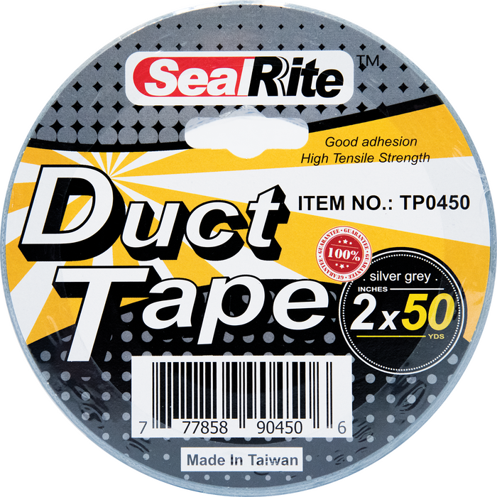SealRite Duct Tape 2" x 50 Yards - Silver Grey