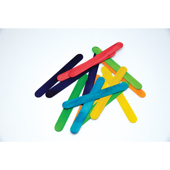 PaperRite Colored Craft Sticks - Pack of 50