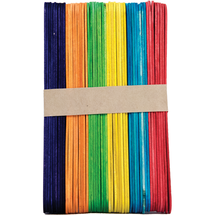 PaperRite Colored Craft Sticks - Pack of 50