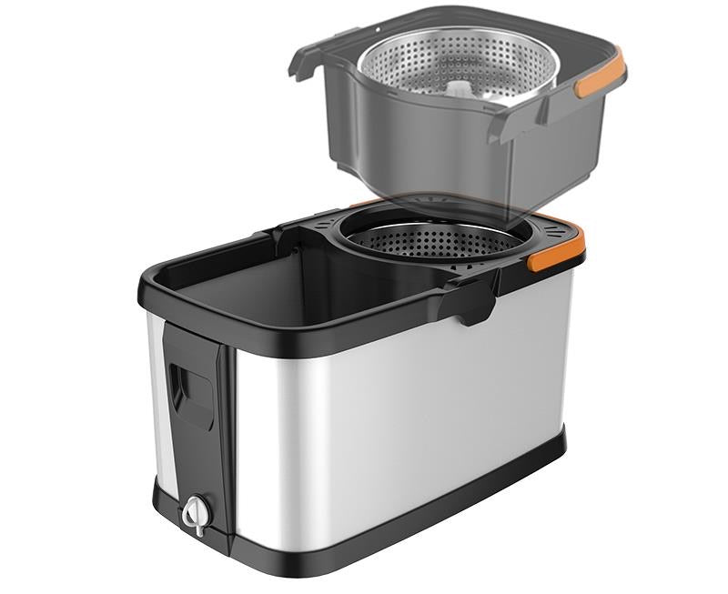 HomeRite Stainless Steel Spin Mop